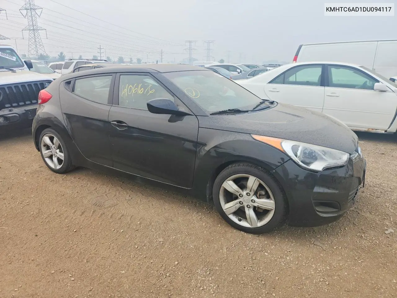 2013 Hyundai Veloster Base VIN: KMHTC6AD1DU094117 Lot: 61061676