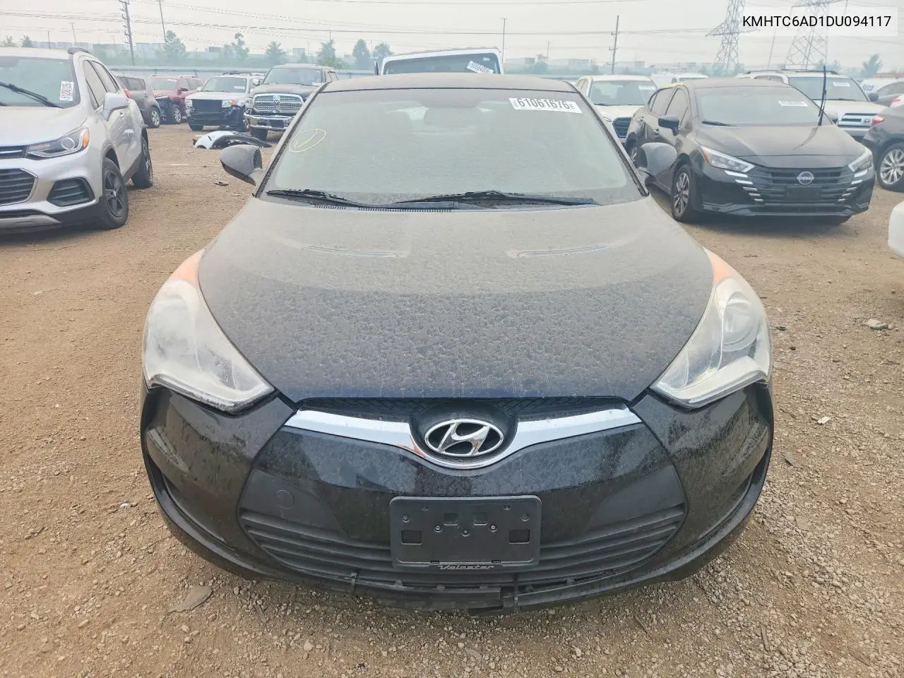 2013 Hyundai Veloster Base VIN: KMHTC6AD1DU094117 Lot: 61061676