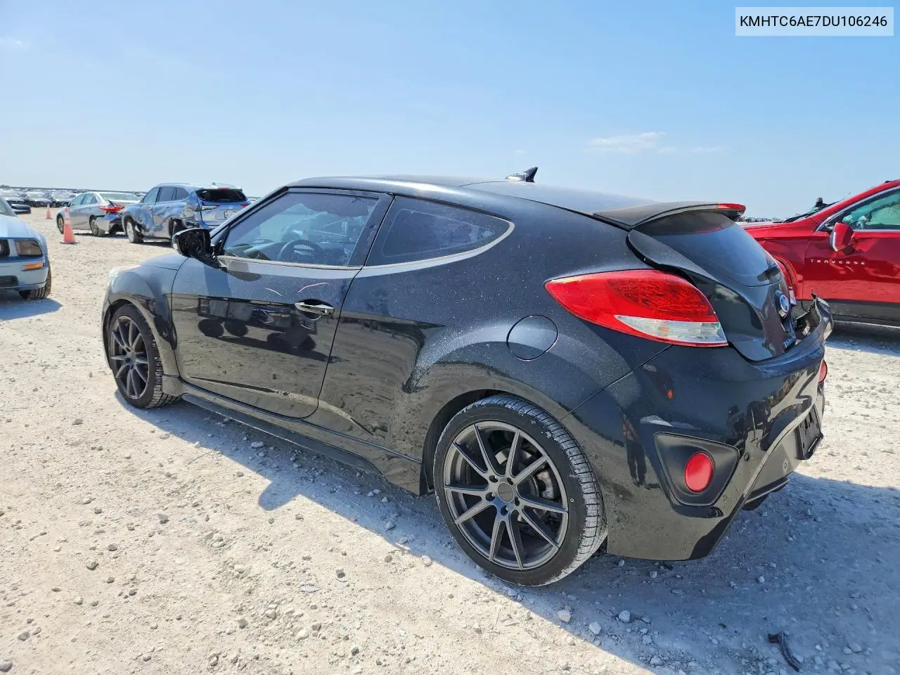 2013 Hyundai Veloster Turbo VIN: KMHTC6AE7DU106246 Lot: 61123476