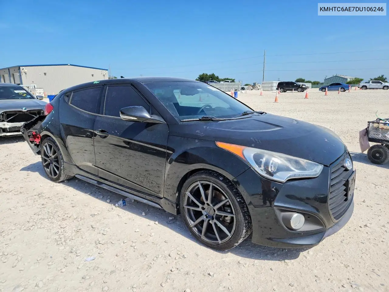 2013 Hyundai Veloster Turbo VIN: KMHTC6AE7DU106246 Lot: 61123476