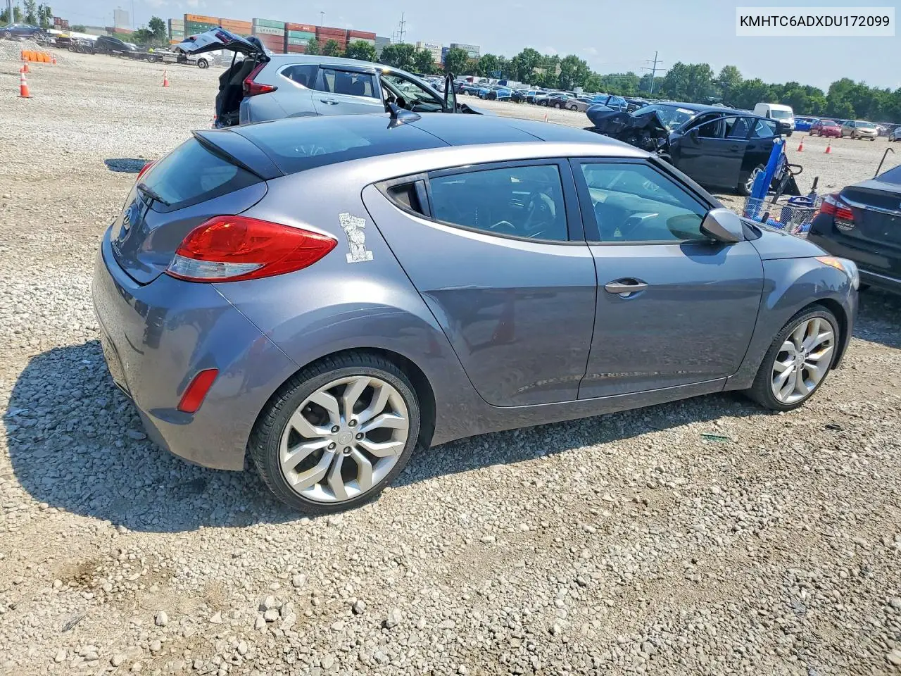 2013 Hyundai Veloster Base VIN: KMHTC6ADXDU172099 Lot: 61149196