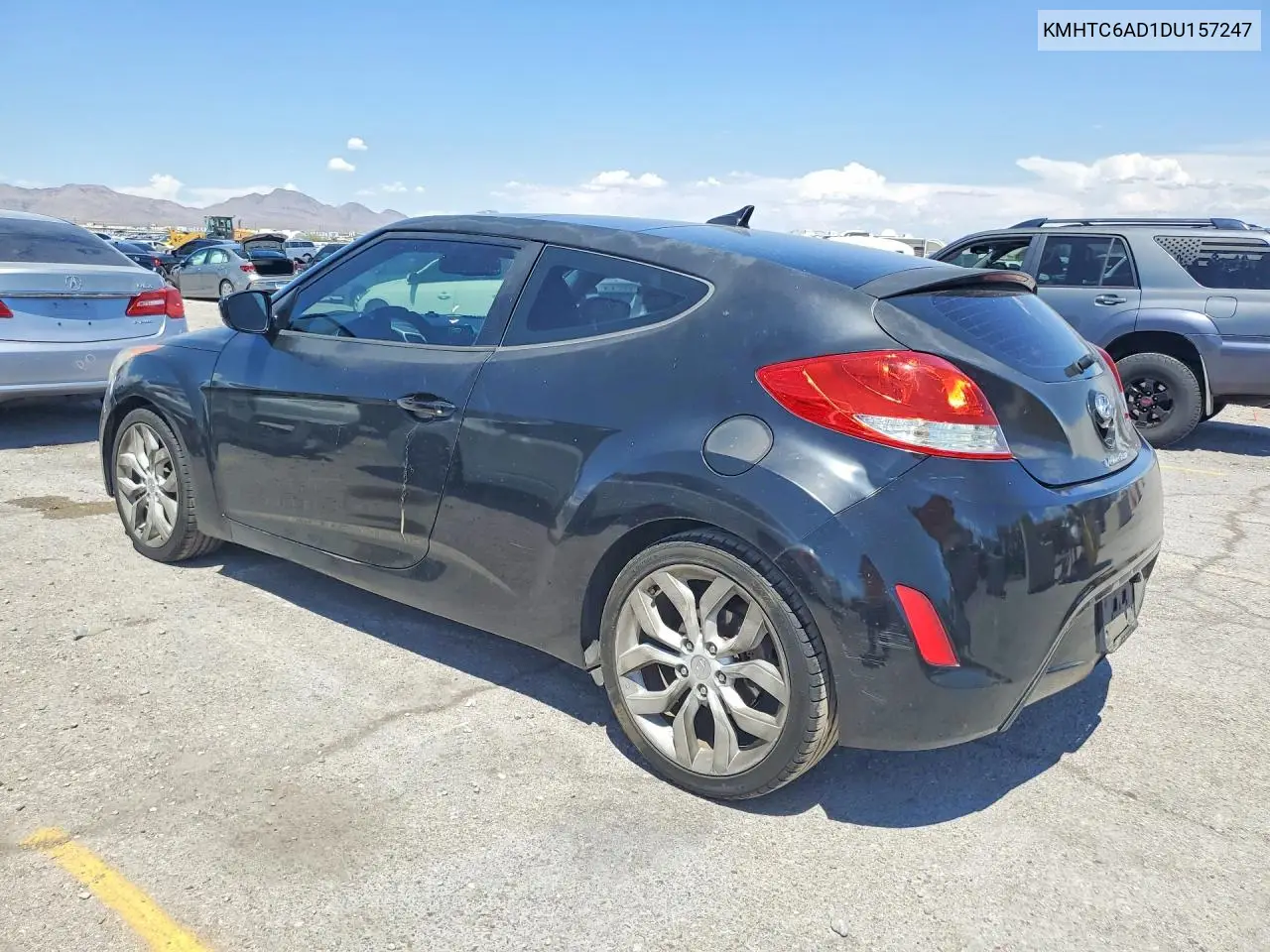 2013 Hyundai Veloster Base VIN: KMHTC6AD1DU157247 Lot: 61356696