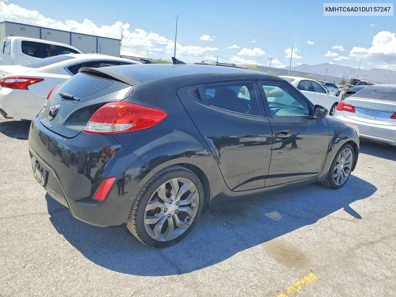 2013 Hyundai Veloster Base VIN: KMHTC6AD1DU157247 Lot: 61356696