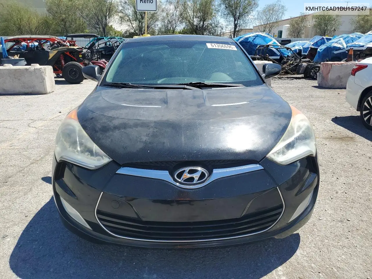 2013 Hyundai Veloster Base VIN: KMHTC6AD1DU157247 Lot: 61356696