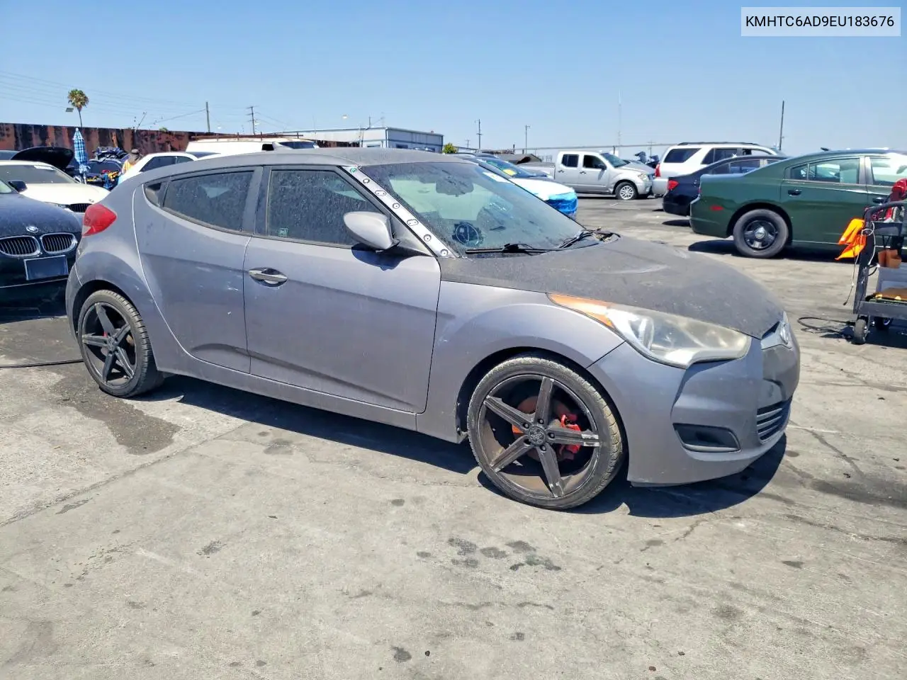 KMHTC6AD9EU183676 2014 Hyundai Veloster Base