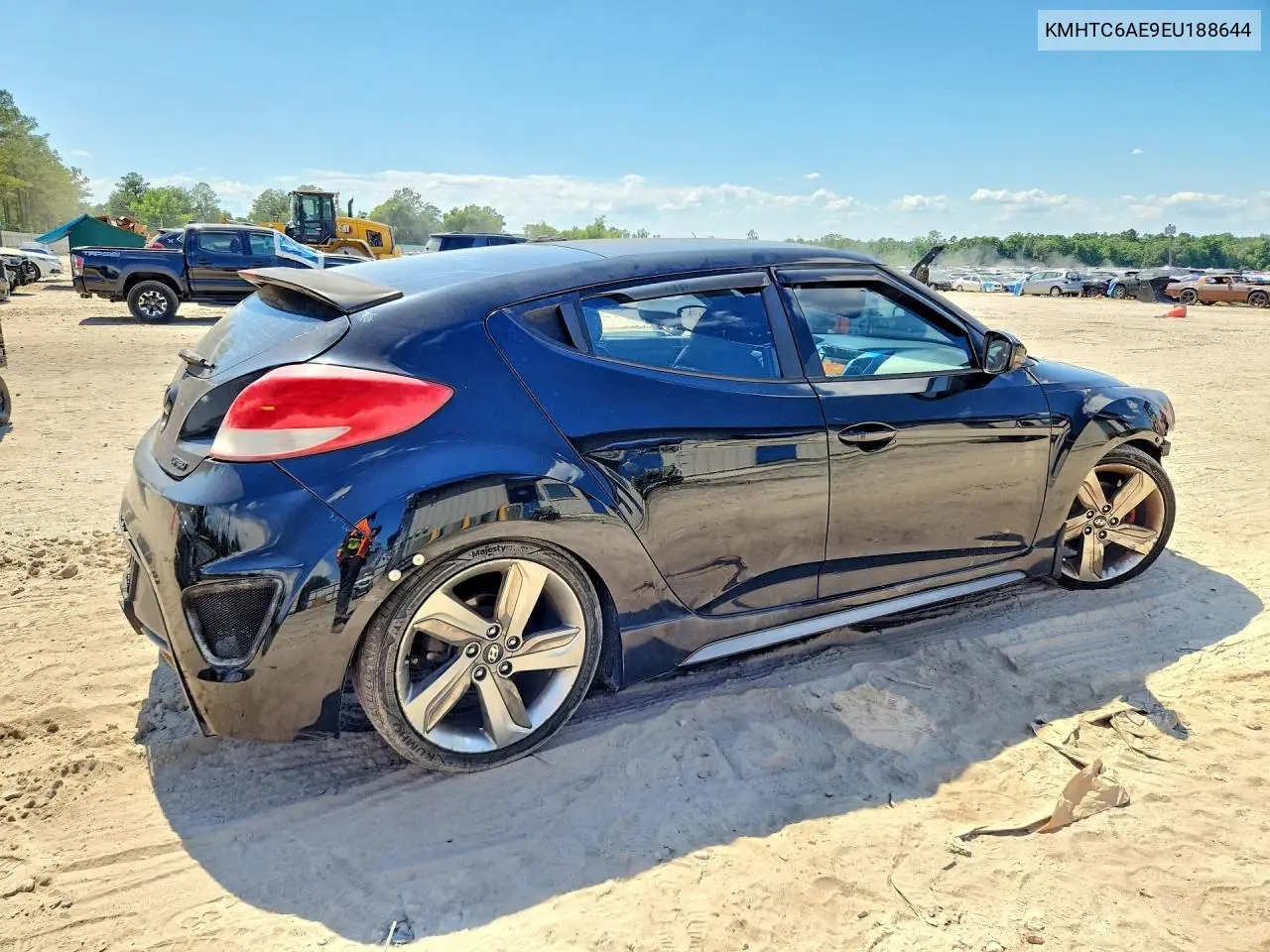 2014 Hyundai Veloster Turbo VIN: KMHTC6AE9EU188644 Lot: 56661426