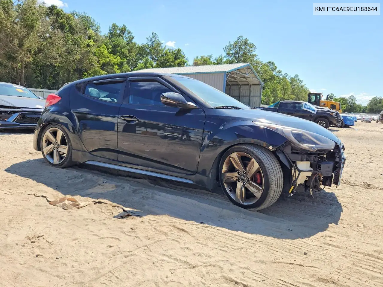 2014 Hyundai Veloster Turbo VIN: KMHTC6AE9EU188644 Lot: 56661426
