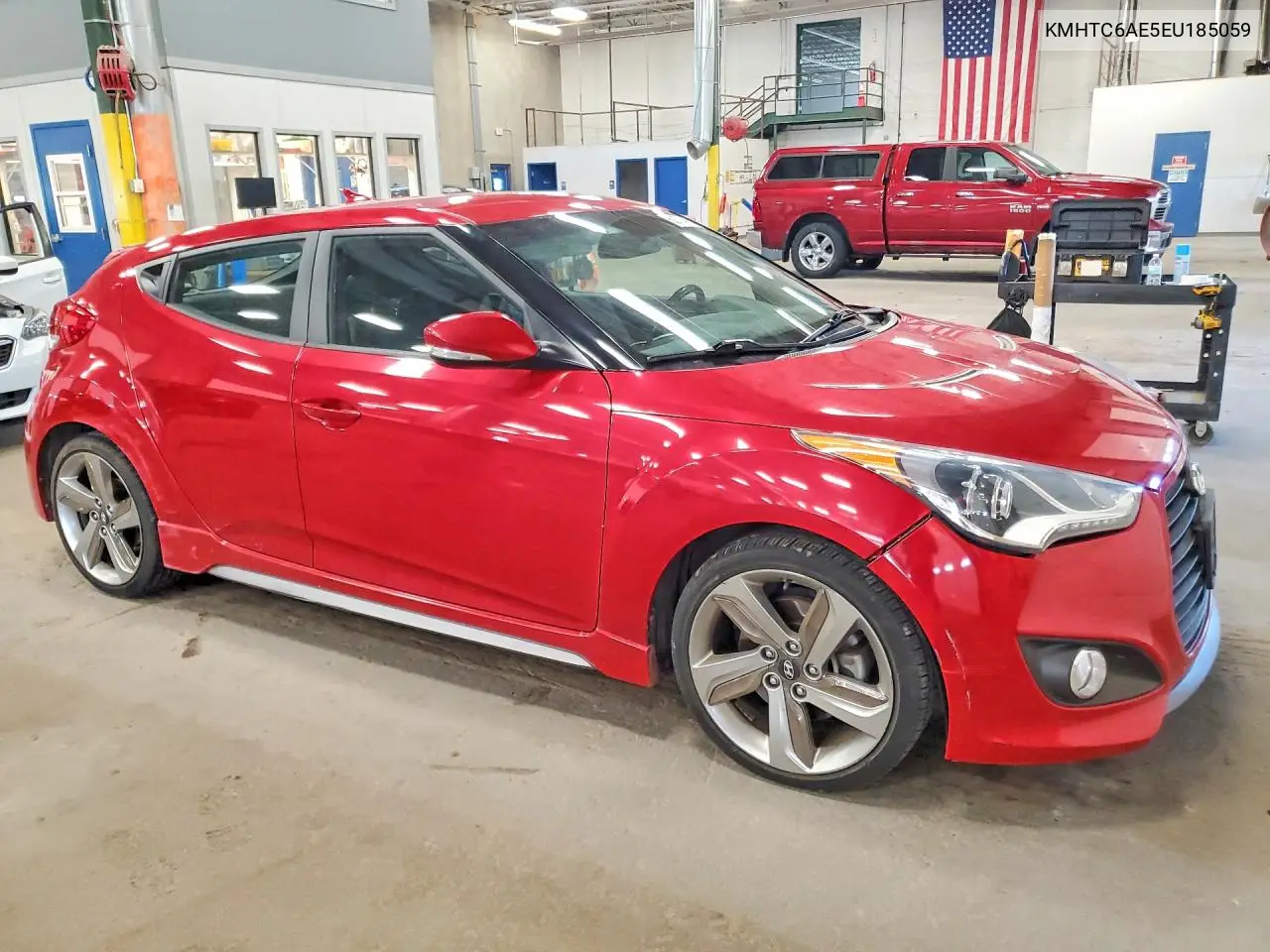 2014 Hyundai Veloster Turbo VIN: KMHTC6AE5EU185059 Lot: 60173416