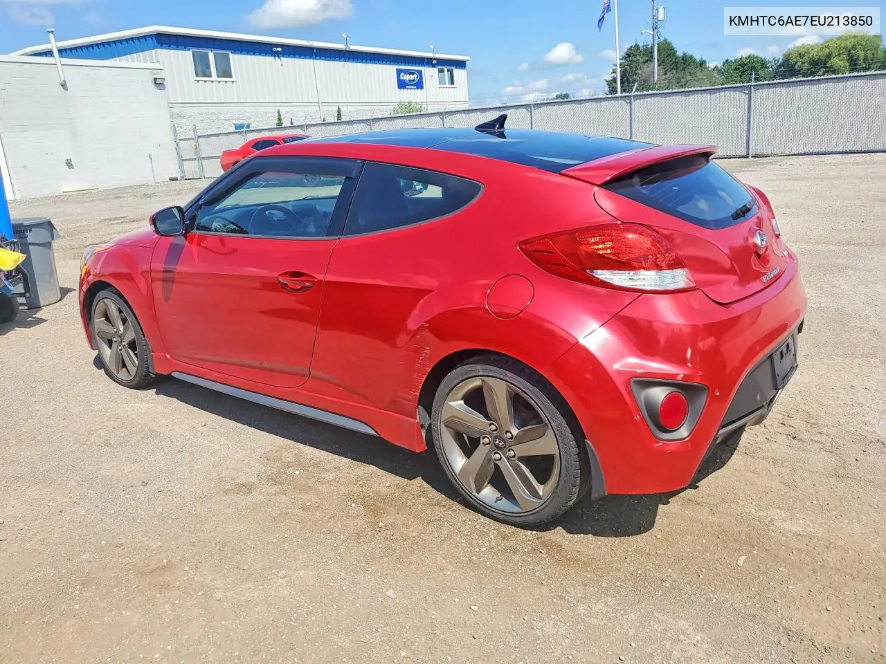 2014 Hyundai Veloster Turbo VIN: KMHTC6AE7EU213850 Lot: 60251906
