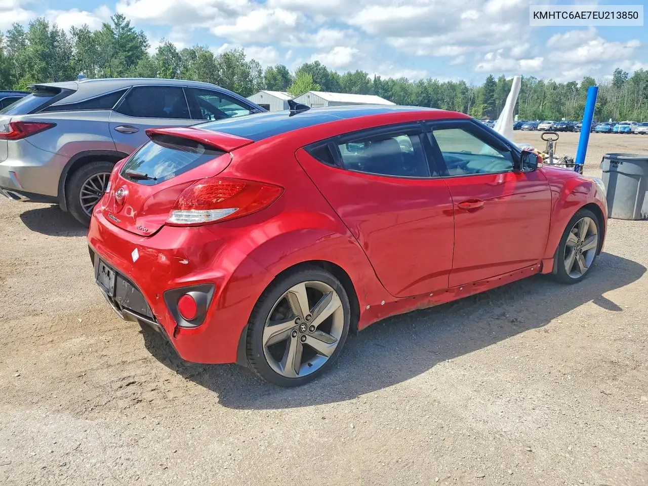 2014 Hyundai Veloster Turbo VIN: KMHTC6AE7EU213850 Lot: 60251906