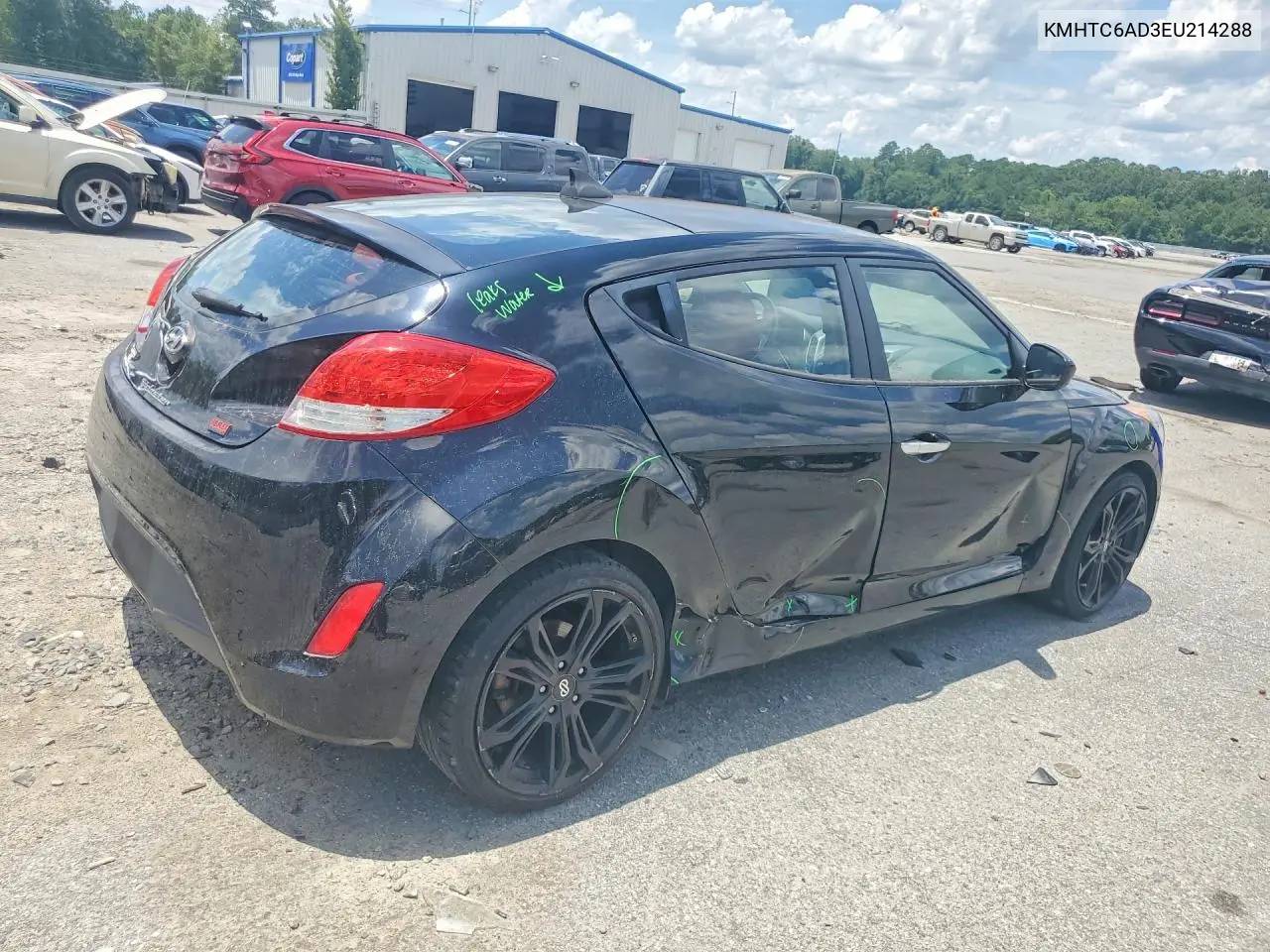 2014 Hyundai Veloster Re:flex VIN: KMHTC6AD3EU214288 Lot: 60753726
