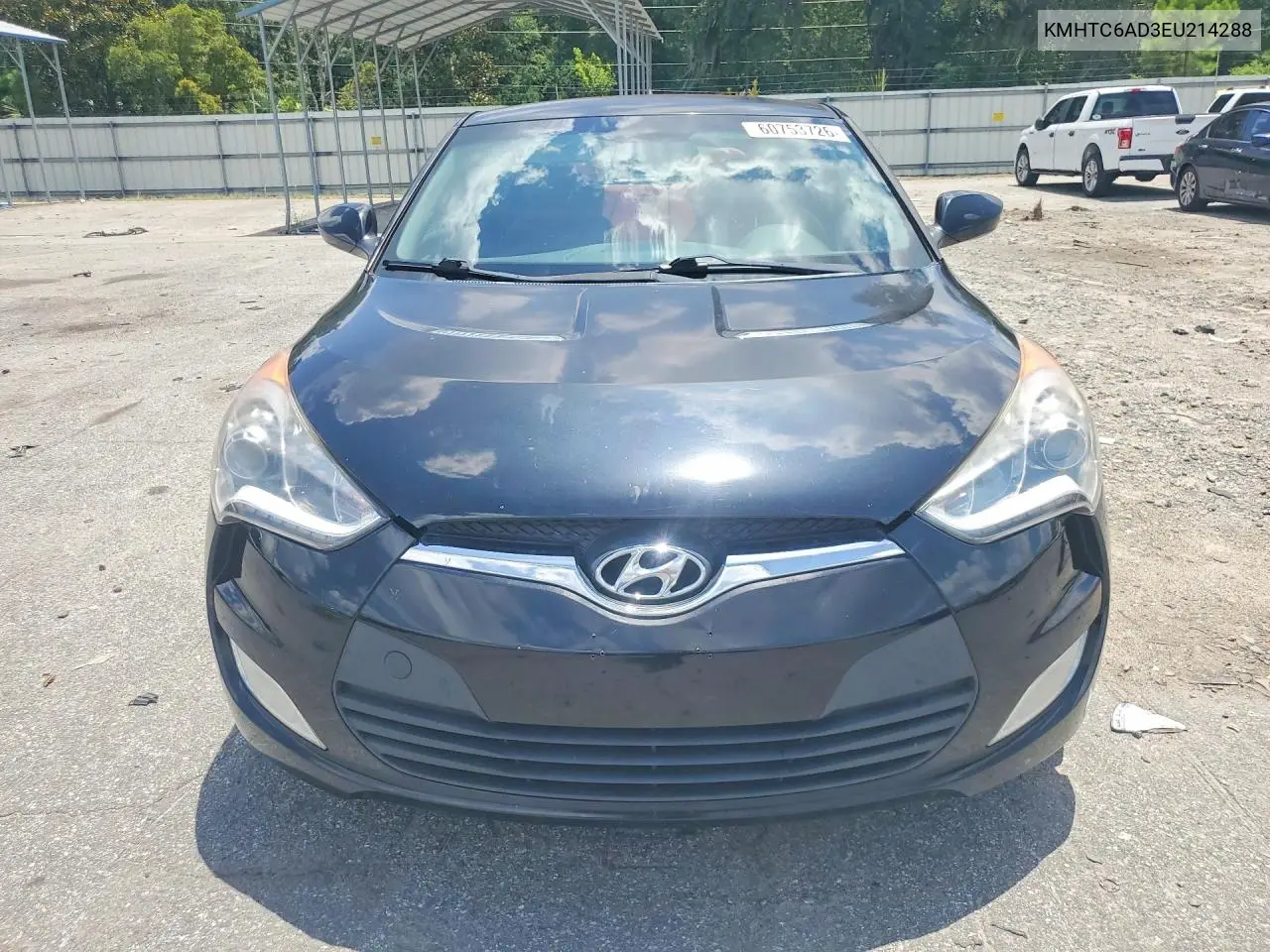 2014 Hyundai Veloster Re:flex VIN: KMHTC6AD3EU214288 Lot: 60753726