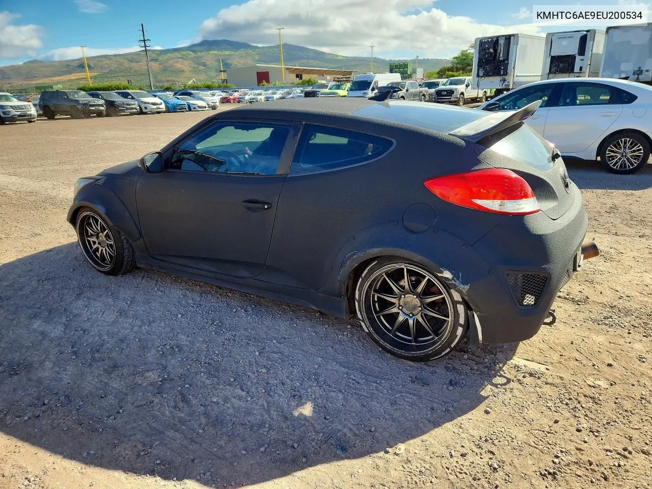 2014 Hyundai Veloster Turbo VIN: KMHTC6AE9EU200534 Lot: 60853836
