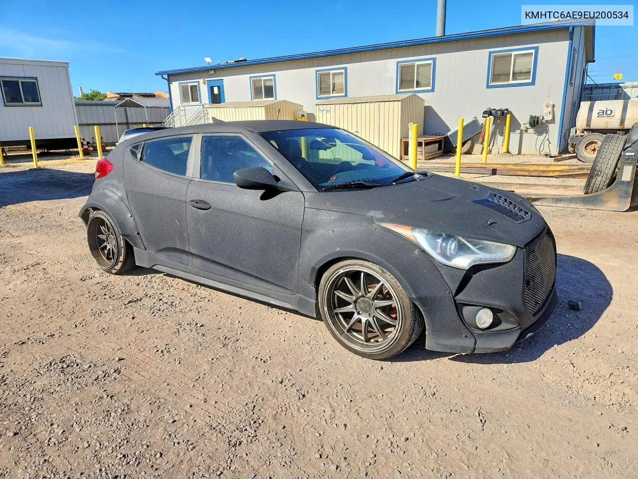 2014 Hyundai Veloster Turbo VIN: KMHTC6AE9EU200534 Lot: 60853836