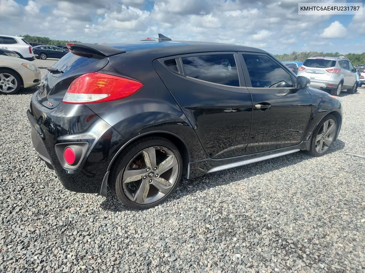 2015 Hyundai Veloster Turbo VIN: KMHTC6AE4FU231787 Lot: 54166776