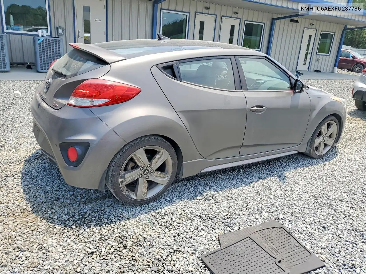2015 Hyundai Veloster Turbo VIN: KMHTC6AEXFU237786 Lot: 58596456