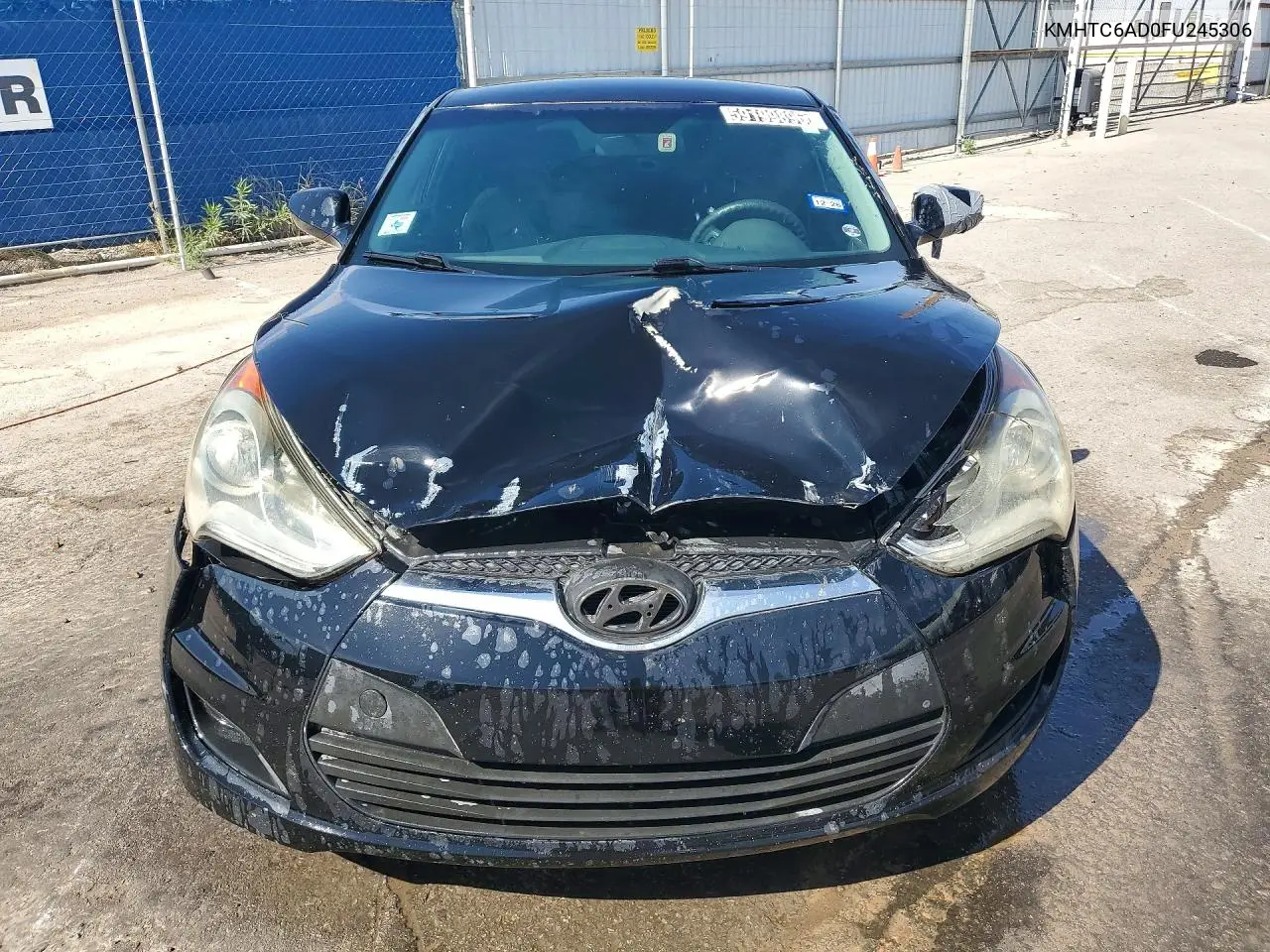 2015 Hyundai Veloster Base VIN: KMHTC6AD0FU245306 Lot: 59199896