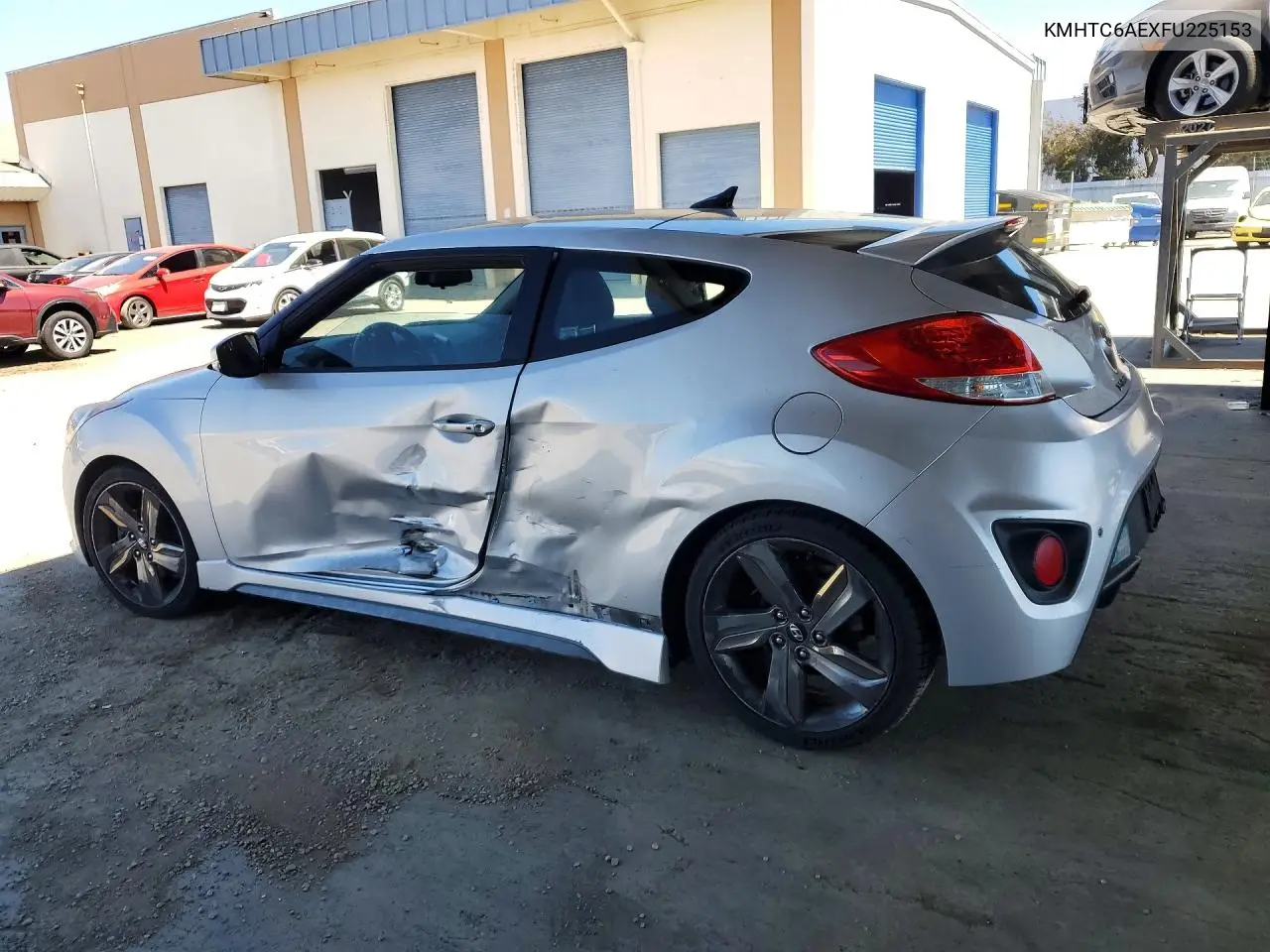 2015 Hyundai Veloster Turbo VIN: KMHTC6AEXFU225153 Lot: 60086106
