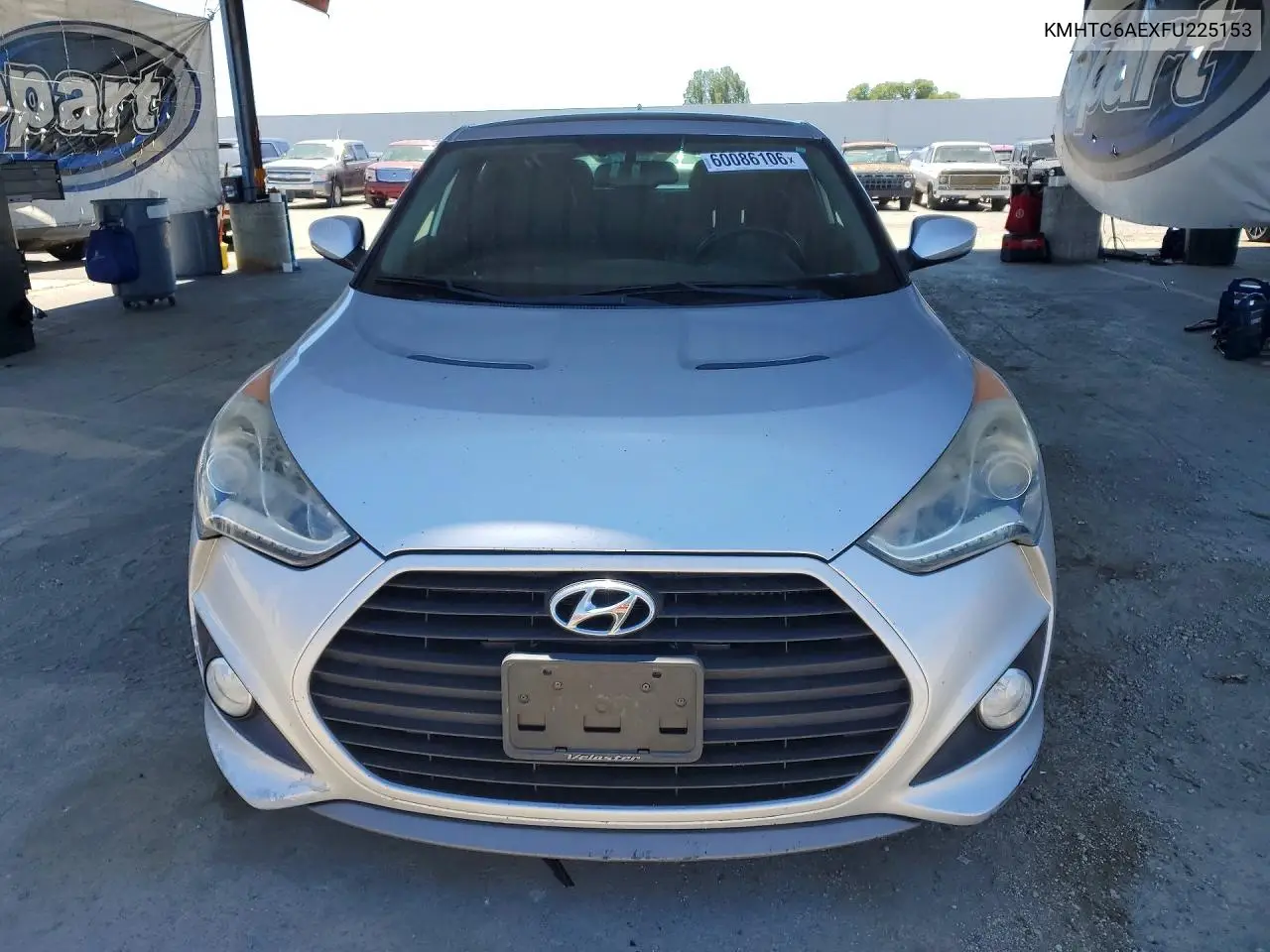 2015 Hyundai Veloster Turbo VIN: KMHTC6AEXFU225153 Lot: 60086106