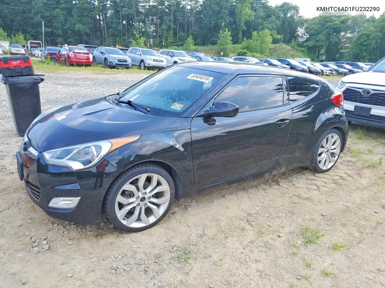 2015 Hyundai Veloster Base VIN: KMHTC6AD1FU232290 Lot: 60404516