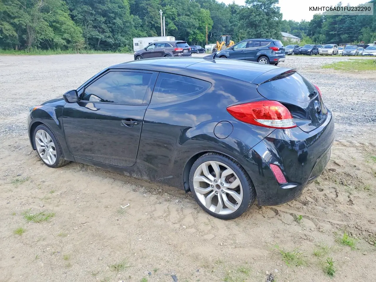 2015 Hyundai Veloster Base VIN: KMHTC6AD1FU232290 Lot: 60404516