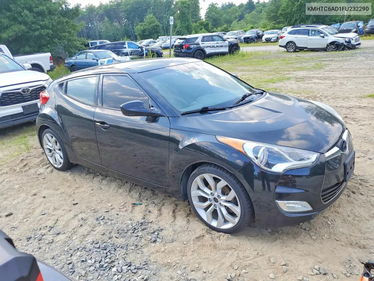 2015 Hyundai Veloster Base VIN: KMHTC6AD1FU232290 Lot: 60404516