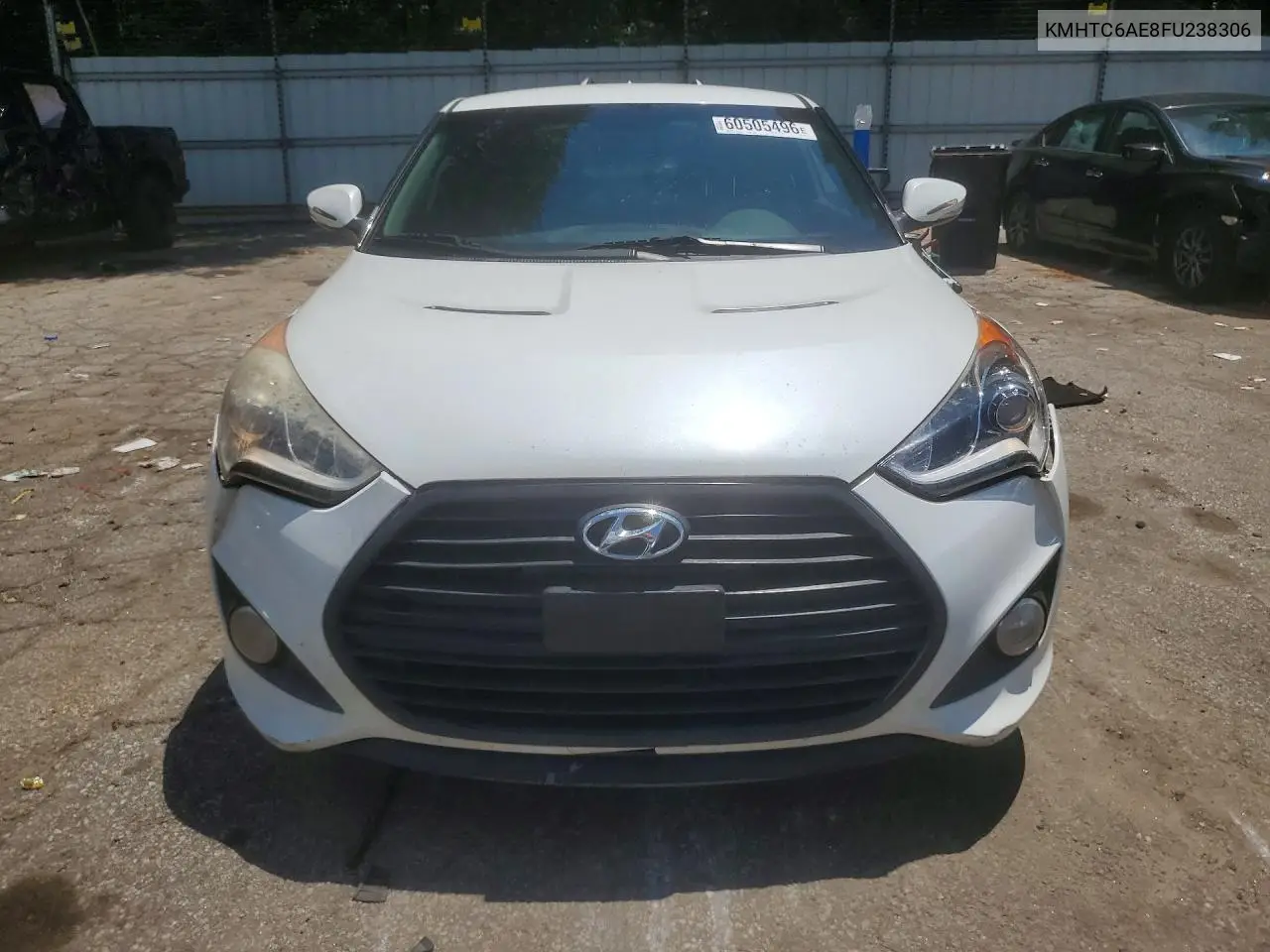 2015 Hyundai Veloster Turbo VIN: KMHTC6AE8FU238306 Lot: 60505496