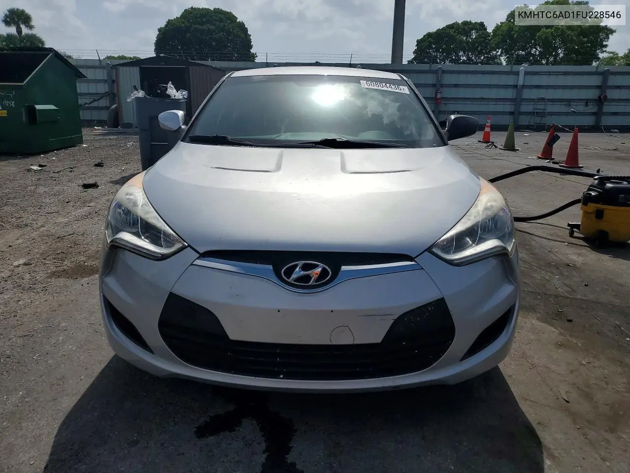 2015 Hyundai Veloster Base VIN: KMHTC6AD1FU228546 Lot: 60804436