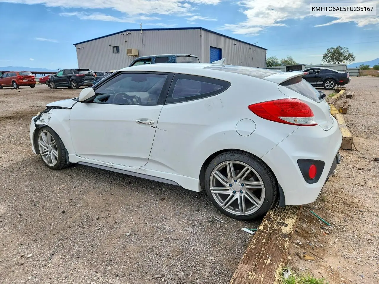 2015 Hyundai Veloster Turbo VIN: KMHTC6AE5FU235167 Lot: 60816006