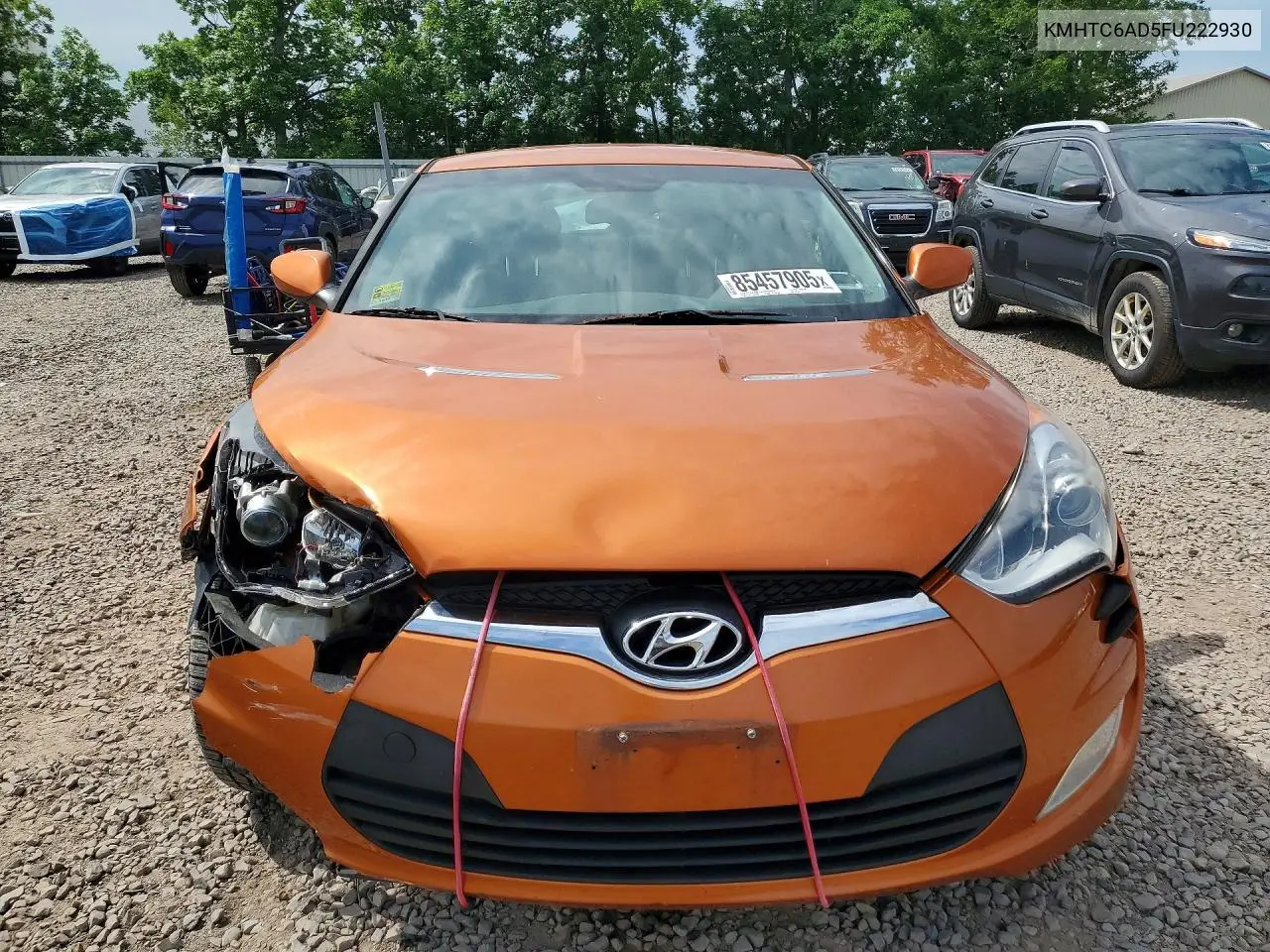 2015 Hyundai Veloster Re:flex VIN: KMHTC6AD5FU222930 Lot: 85457905