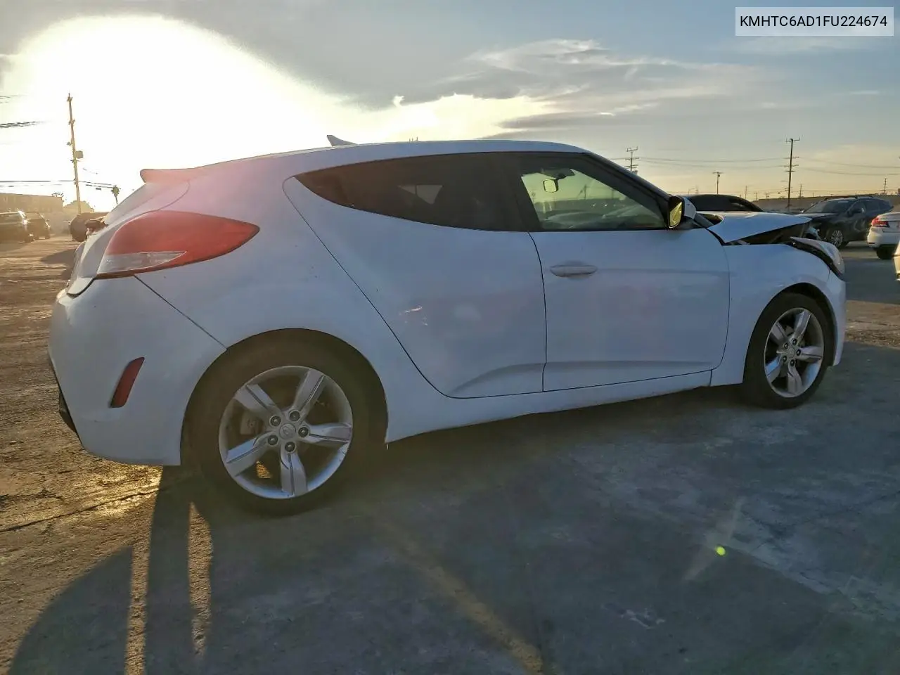 KMHTC6AD1FU224674 2015 Hyundai Veloster