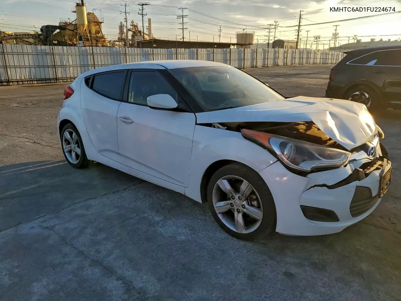 KMHTC6AD1FU224674 2015 Hyundai Veloster