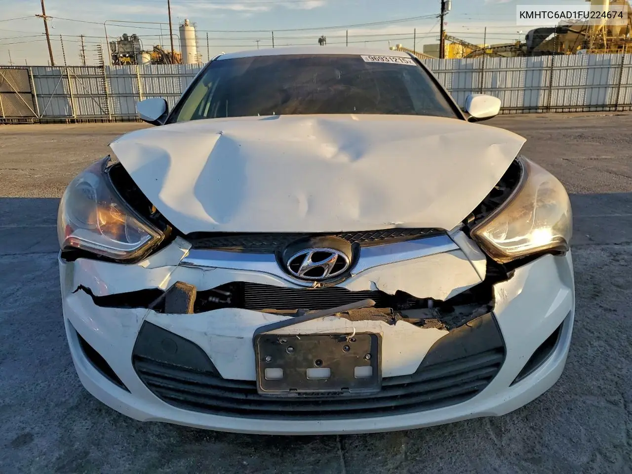 KMHTC6AD1FU224674 2015 Hyundai Veloster