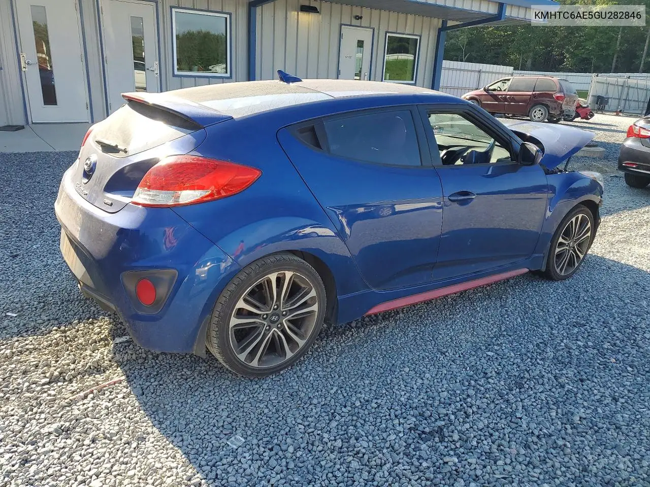 2016 Hyundai Veloster Turbo VIN: KMHTC6AE5GU282846 Lot: 57603626