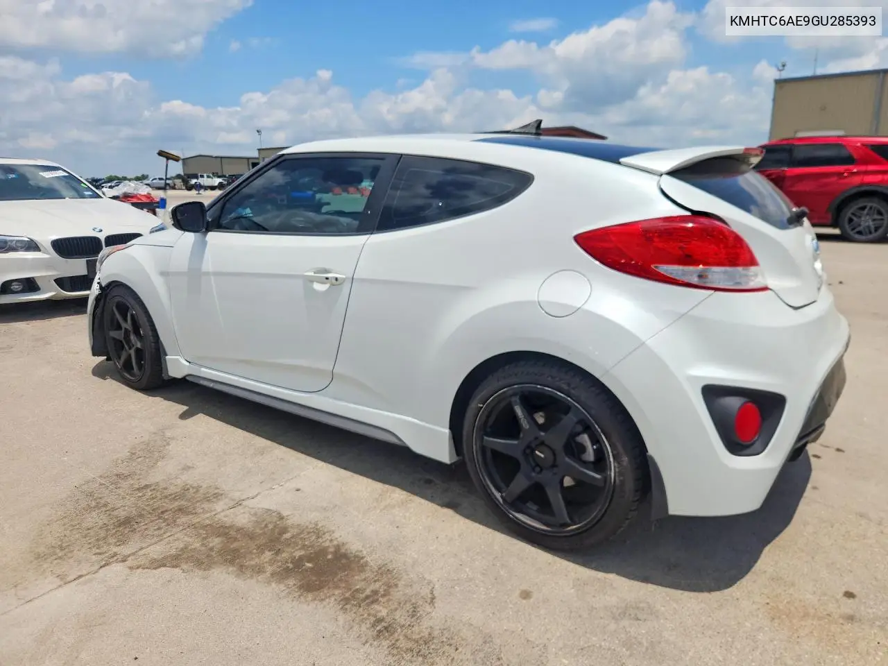 2016 Hyundai Veloster Turbo VIN: KMHTC6AE9GU285393 Lot: 57952156