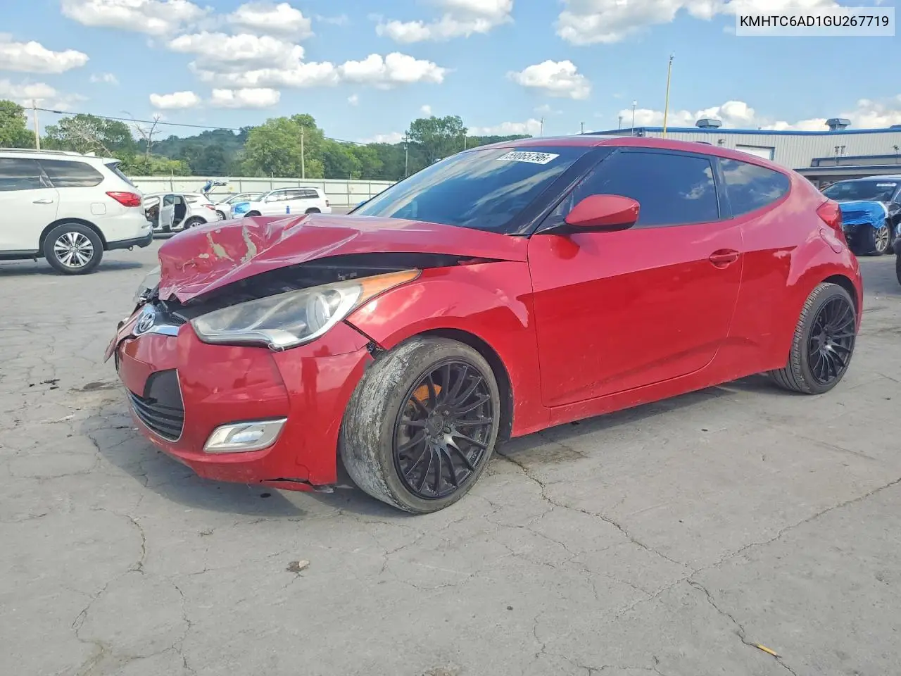 2016 Hyundai Veloster Base VIN: KMHTC6AD1GU267719 Lot: 59065796