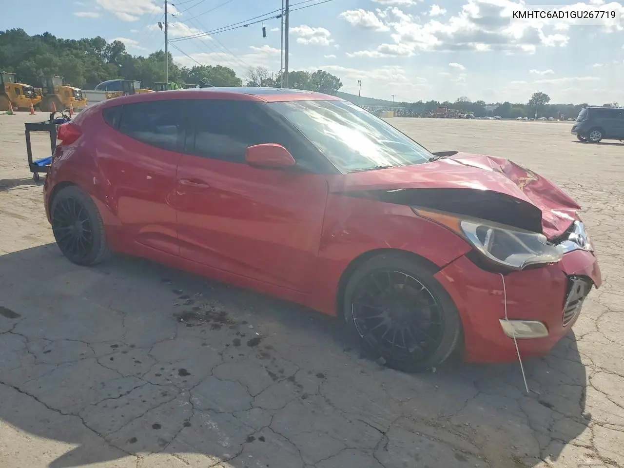 2016 Hyundai Veloster Base VIN: KMHTC6AD1GU267719 Lot: 59065796