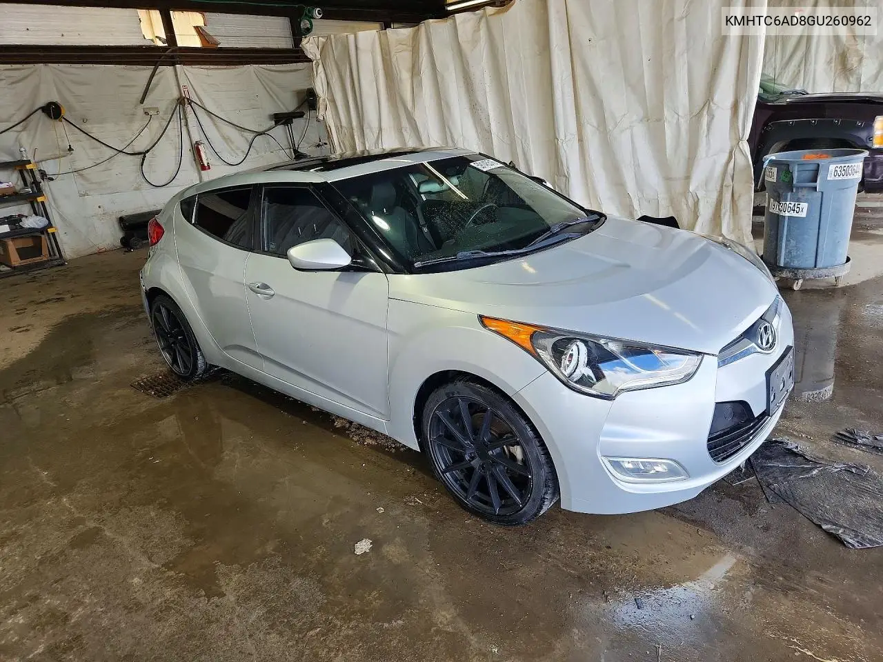 2016 Hyundai Veloster Base VIN: KMHTC6AD8GU260962 Lot: 59145516