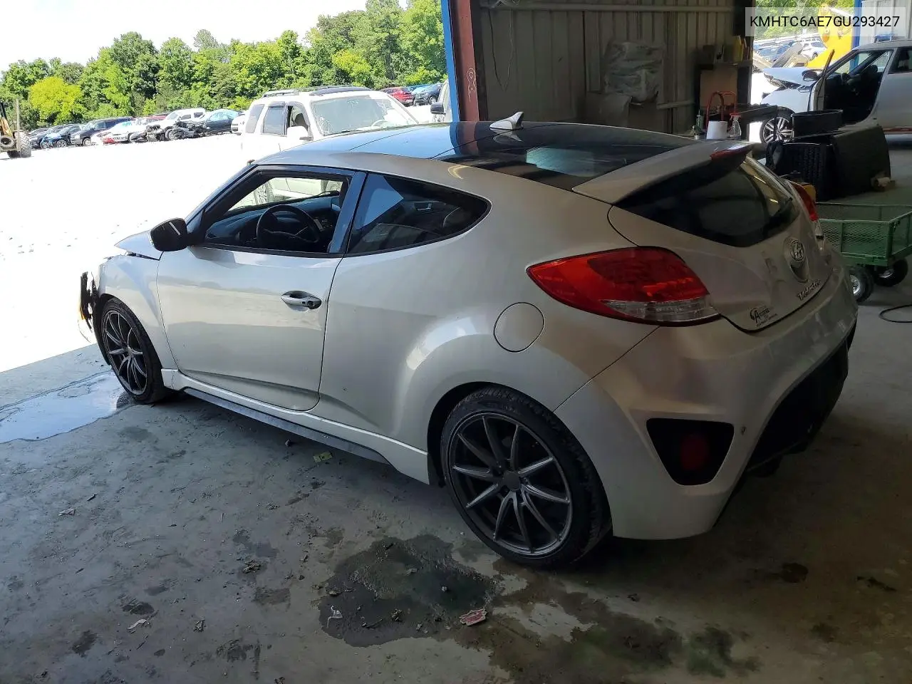 2016 Hyundai Veloster Turbo VIN: KMHTC6AE7GU293427 Lot: 59385666
