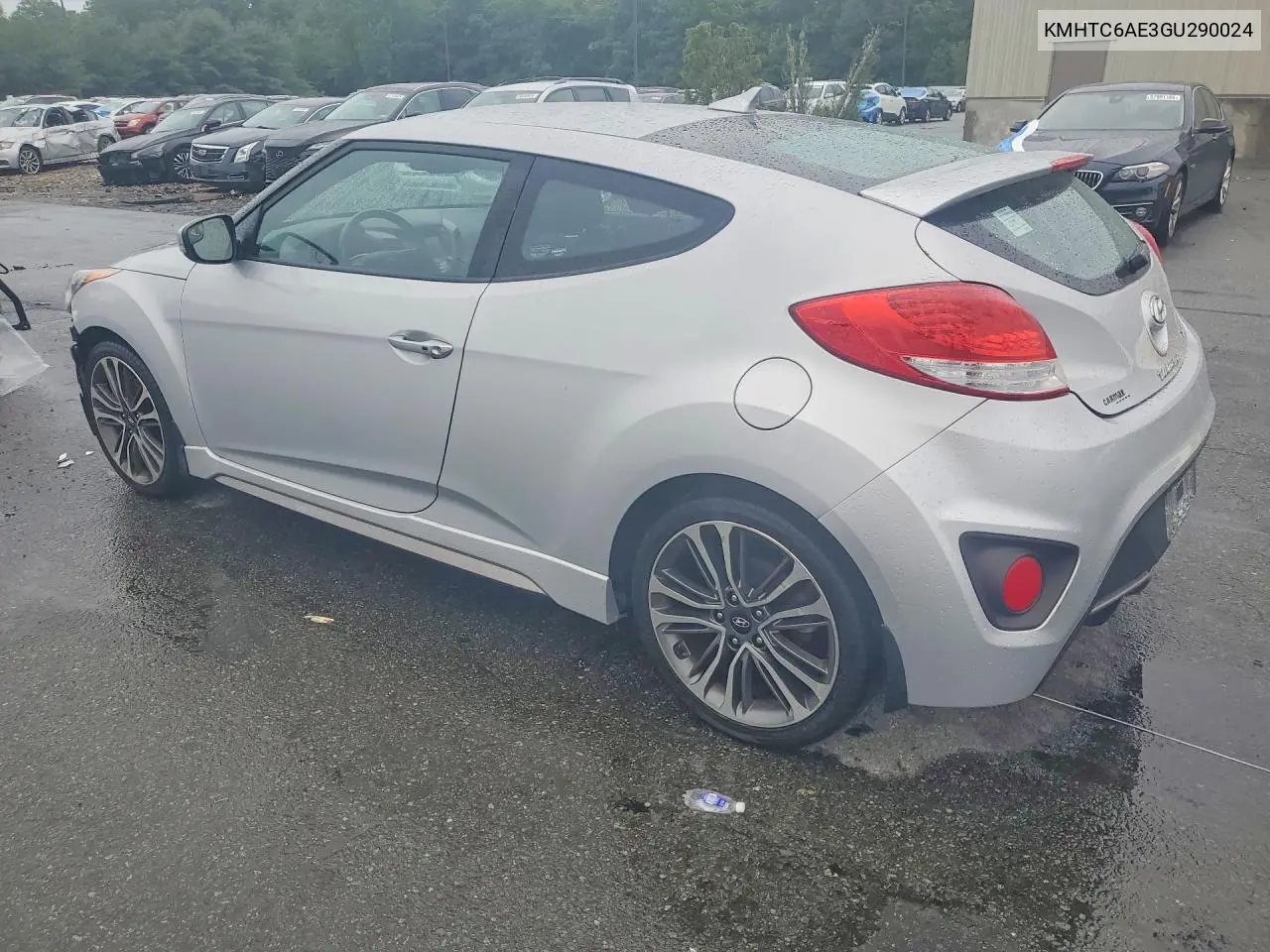 2016 Hyundai Veloster Turbo VIN: KMHTC6AE3GU290024 Lot: 59674796