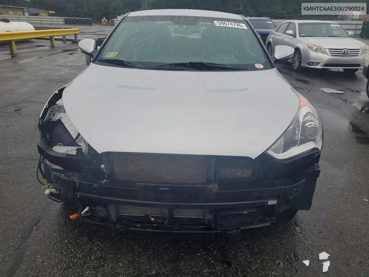 2016 Hyundai Veloster Turbo VIN: KMHTC6AE3GU290024 Lot: 59674796