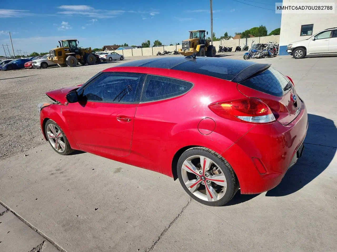 2016 Hyundai Veloster Base VIN: KMHTC6AD7GU282788 Lot: 59894026