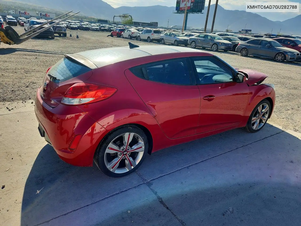 2016 Hyundai Veloster Base VIN: KMHTC6AD7GU282788 Lot: 59894026