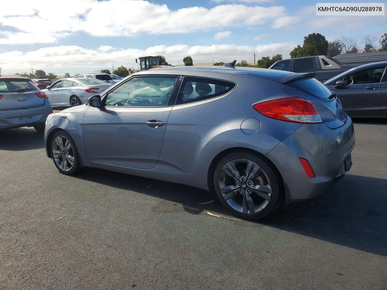 2016 Hyundai Veloster Base VIN: KMHTC6AD9GU288978 Lot: 60193806