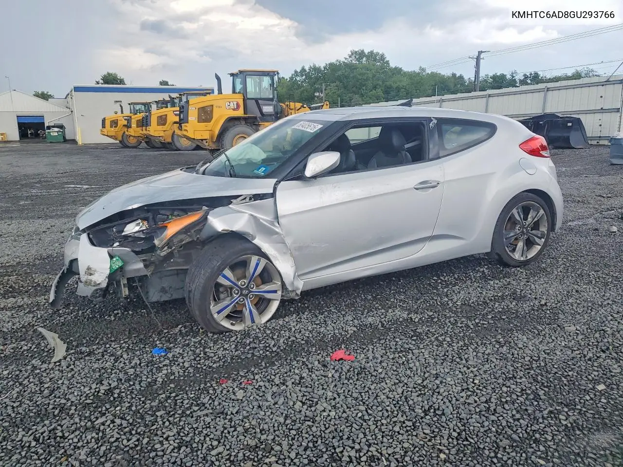 2016 Hyundai Veloster Base VIN: KMHTC6AD8GU293766 Lot: 60405616