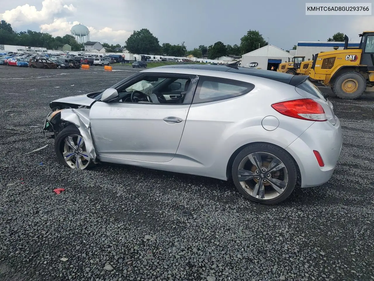 2016 Hyundai Veloster Base VIN: KMHTC6AD8GU293766 Lot: 60405616
