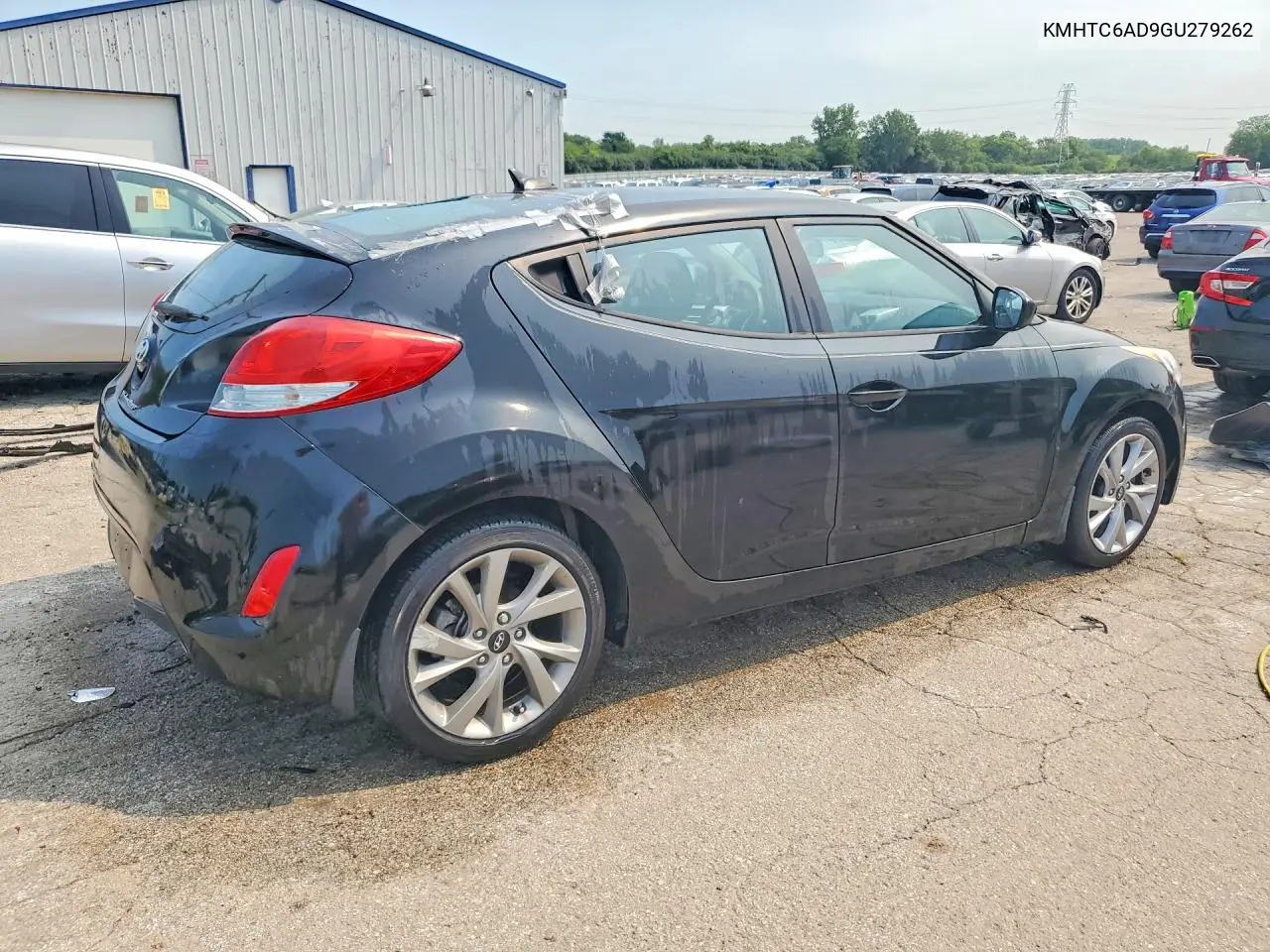2016 Hyundai Veloster Base VIN: KMHTC6AD9GU279262 Lot: 60872406