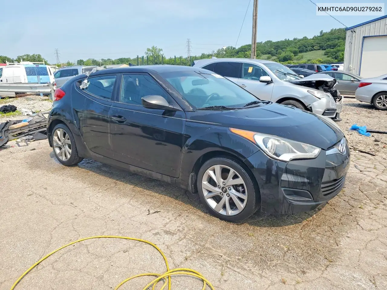 2016 Hyundai Veloster Base VIN: KMHTC6AD9GU279262 Lot: 60872406
