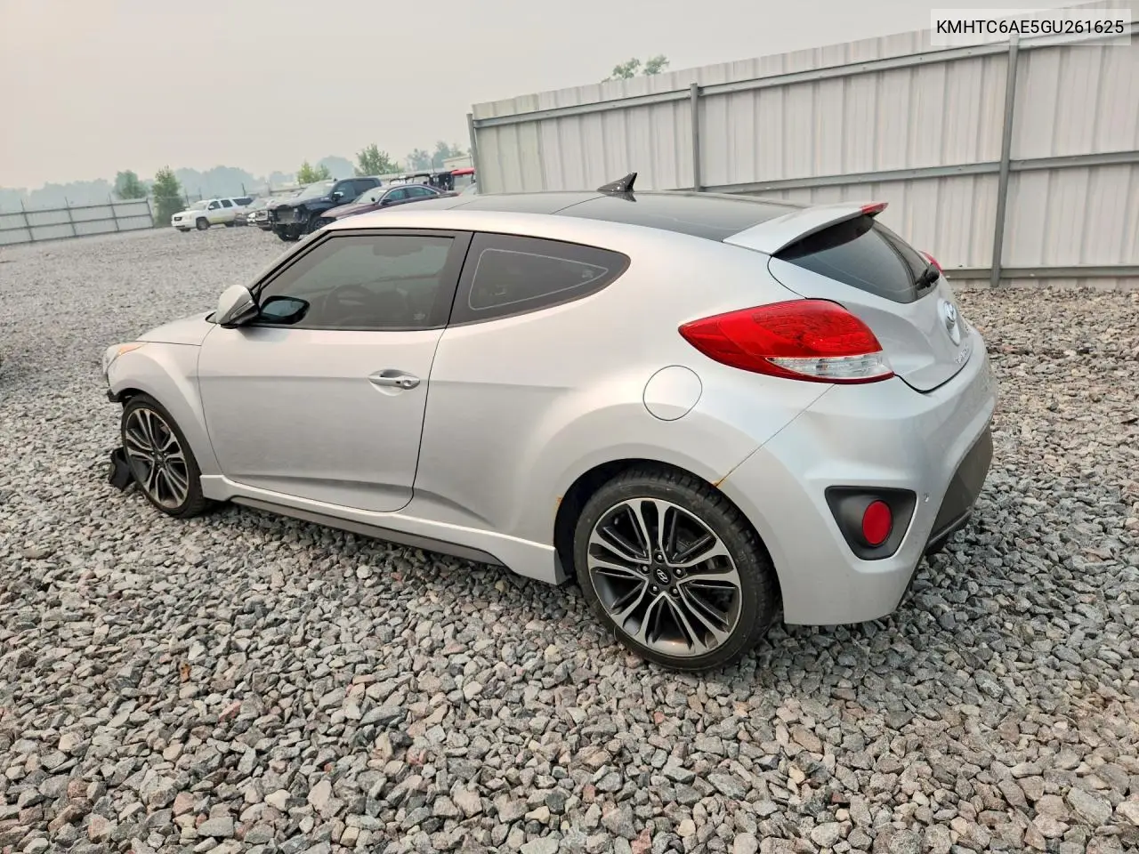 2016 Hyundai Veloster Turbo VIN: KMHTC6AE5GU261625 Lot: 61152166
