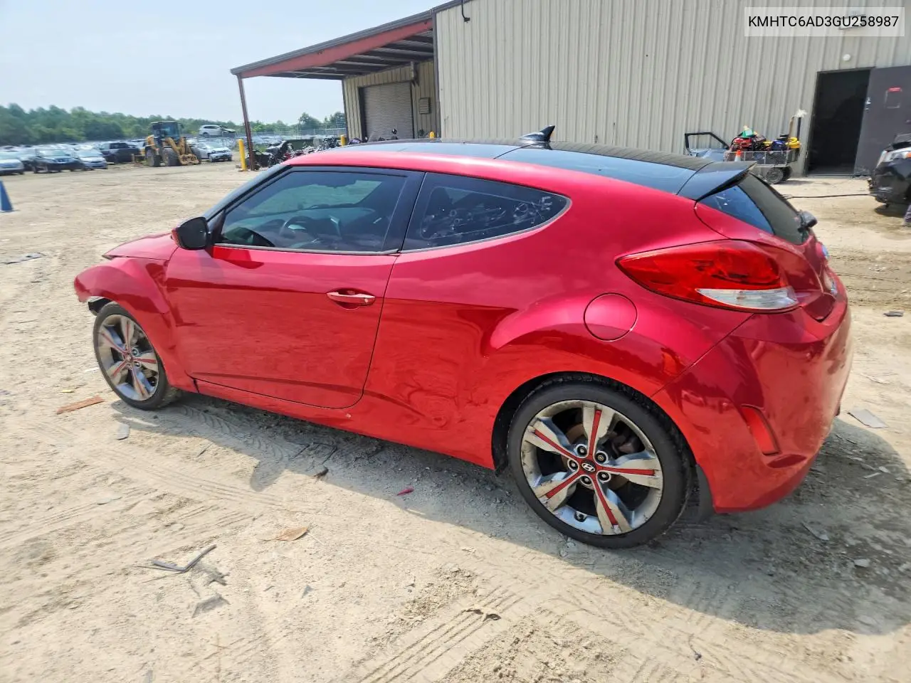 2016 Hyundai Veloster Base VIN: KMHTC6AD3GU258987 Lot: 61692736